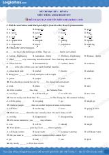 Đề thi học kì 2 Tiếng Anh 6 Right on! - Đề số 4